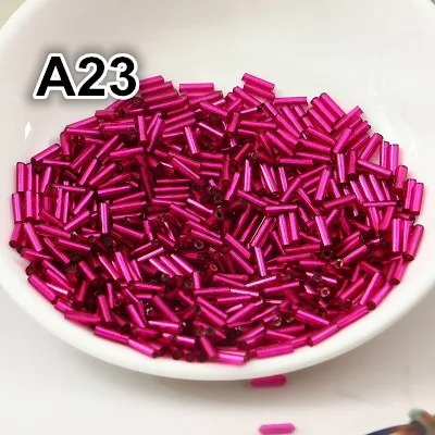 Лидер продаж 2015 бусины из чешского стекла с серебряным сердечником 2*6 мм 60 г/1440 шт.