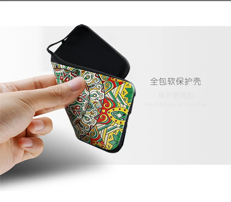 Рельефный узор силиконовый 5 0 для Xiao mi 4C 4i чехол задней панели сотового телефона |