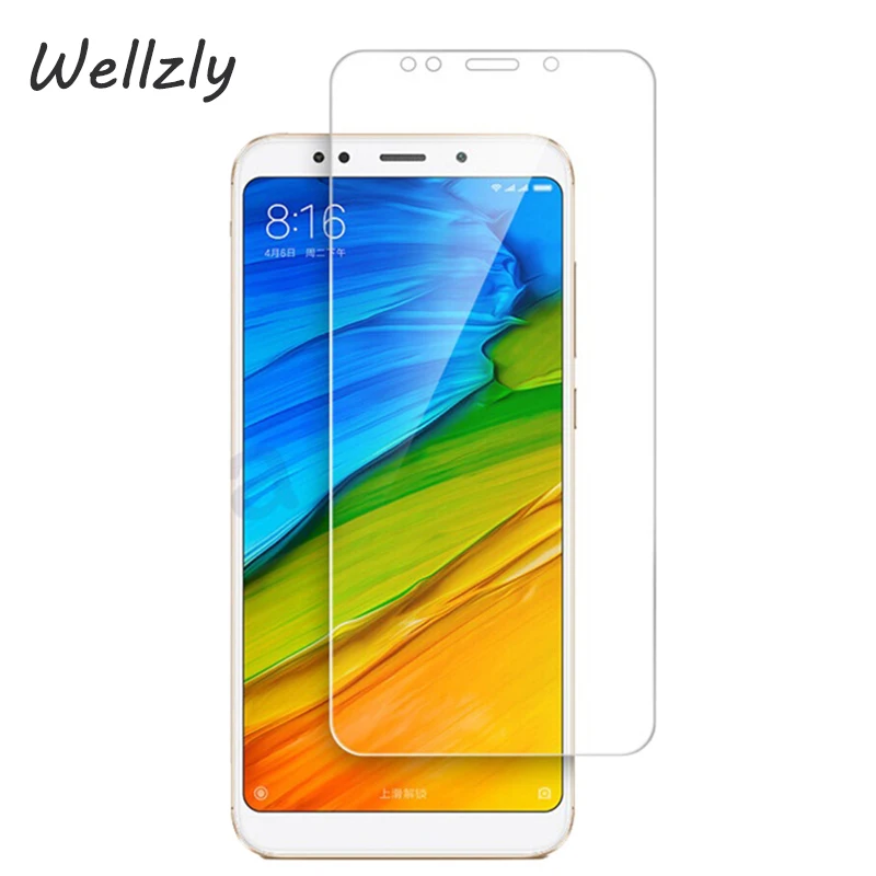 Wellzly 2.5D пленка из закаленного стекла для Xiaomi Redmi 5 plus стеклянная Redmi5 B56|Защитные