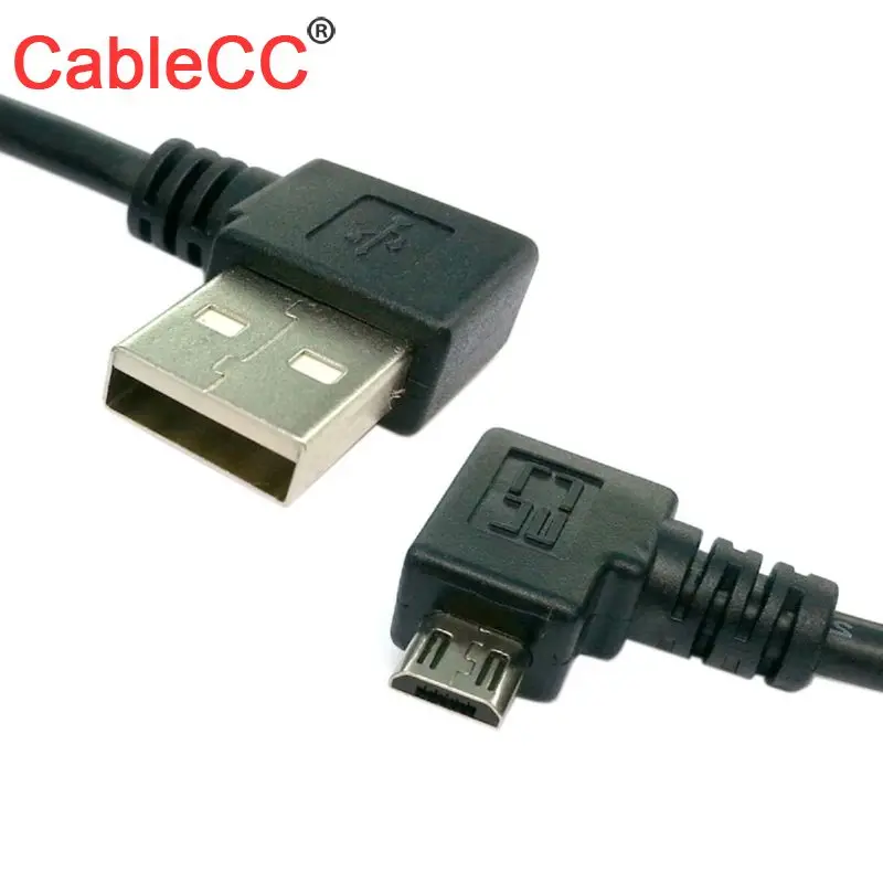 

Xiwai CableCC Right Angled 90 Degree Micro USB Male to USB Left Angled Data Charge Cable 20cm