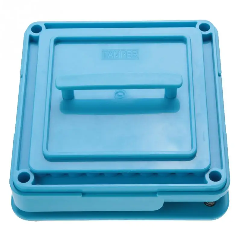 New 2 Types 100 Holes Manual Capsule Filler Maker Powder Filler Plate Professional Plastic DIY Filling Manual Machine Tool