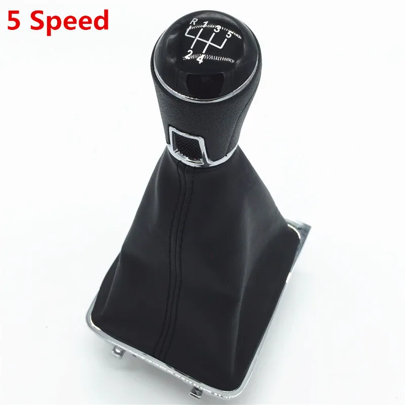 Combo 5 Speed Ручной 5/6 скоростной автомобильный Стайлинг ручка переключения передач Ручка гетры крышка багажника чехол воротник для Volkswagen Passat B7 2011 2012 2013 - Название цвета: Combo 5 Speed