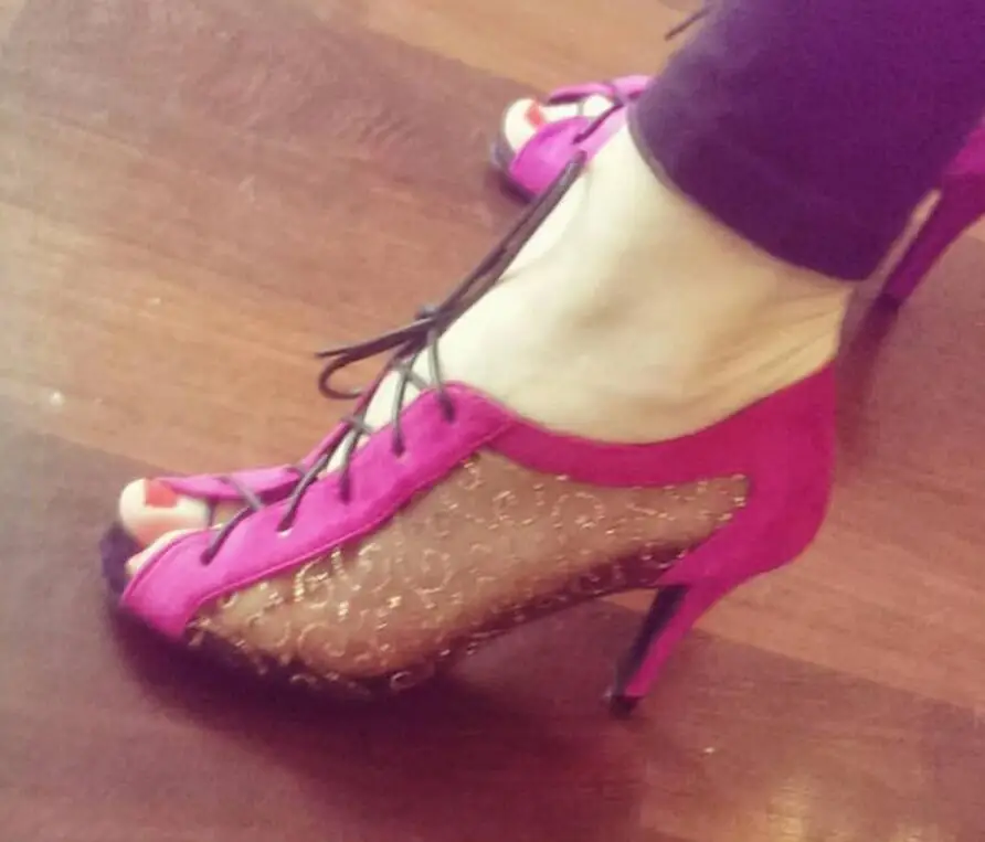 Кружевные туфли для бальных танцев латиноамериканских танцевальные сальсы