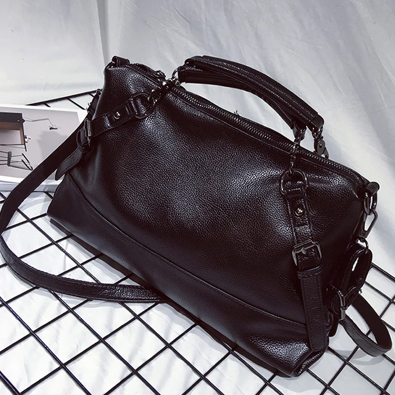 Зимняя модная женская сумка простые дорожные сумки через плечо с верхней ручкой