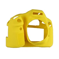 For Canon 80D Yellow Мягкая силиконовая резина Камера тела защитный чехол кожи для Canon 6D для Canon 5D4 для Canon 80D Камера сумка - Цвет: For Canon 80D Yellow