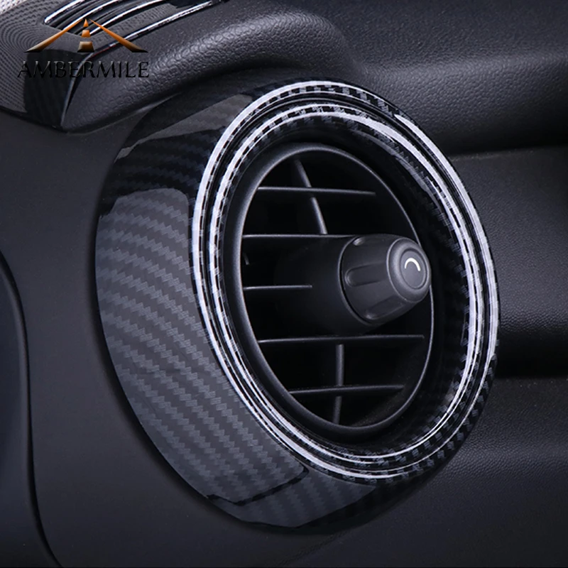 AMBERMILE для Mini Cooper F56 аксессуары интерьера автомобиля текстурная консоль из