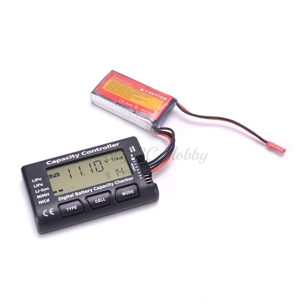 RC CellMeter-7 измеритель заряда батареи 7 цифровой тестер емкости LiPo LiFe Li-Ion NiMH Nicd |