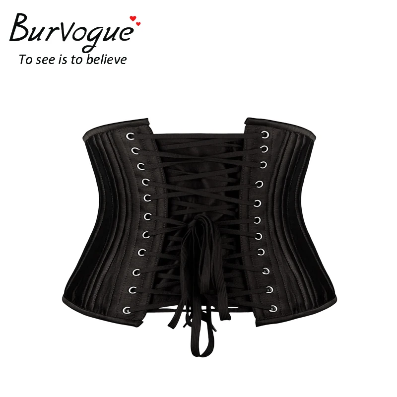Женский корсет Burvogue утягивающий Талию из атласа корсет|corset bustier|corset underbuststeel boned