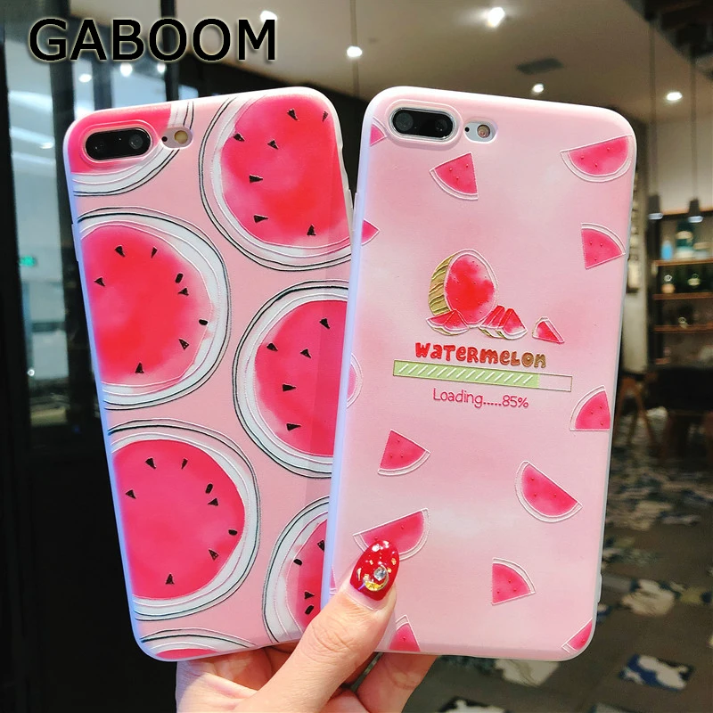 Gaboom Карамельный цвет силиконовый чехол для телефона iphone х 6 S 7 8 плюс милые свежий