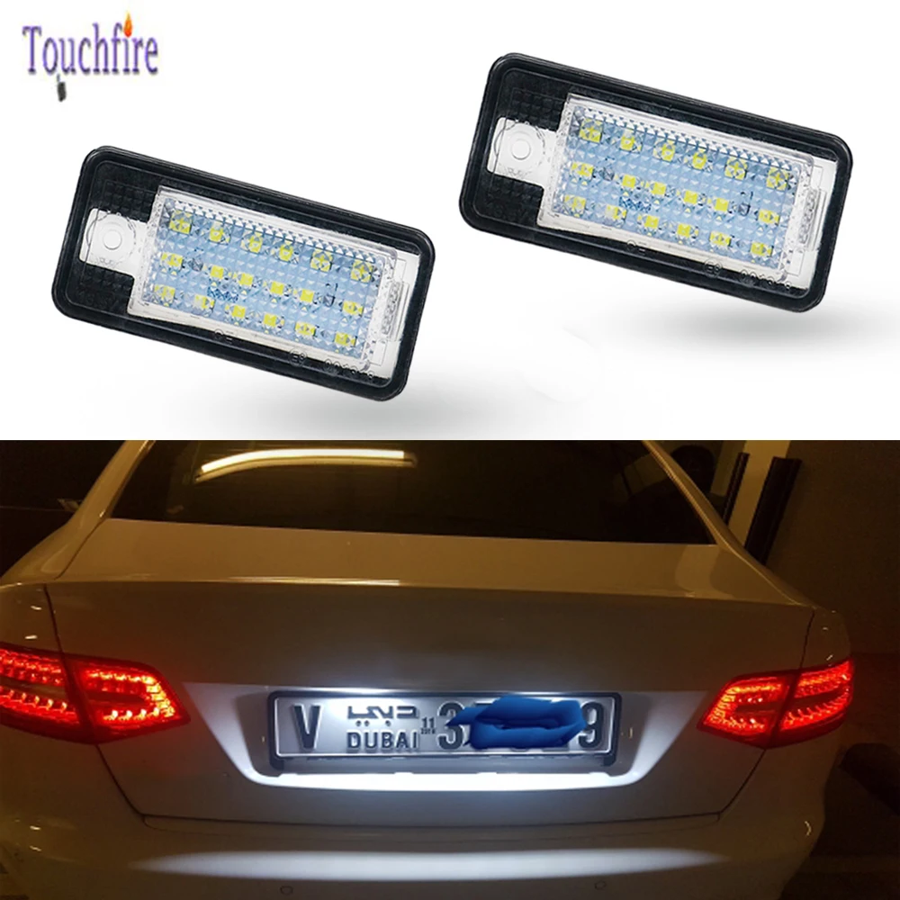 2-20 шт. светодиодный номерной знак свет Canbus Led лампа для автомобиля Audi A4 A6 2006 C6 A3 S3 S4 B6 B7 S6 A8 S8 RS4 RS6 Q7 никаких ошибок выявлено не было 12V