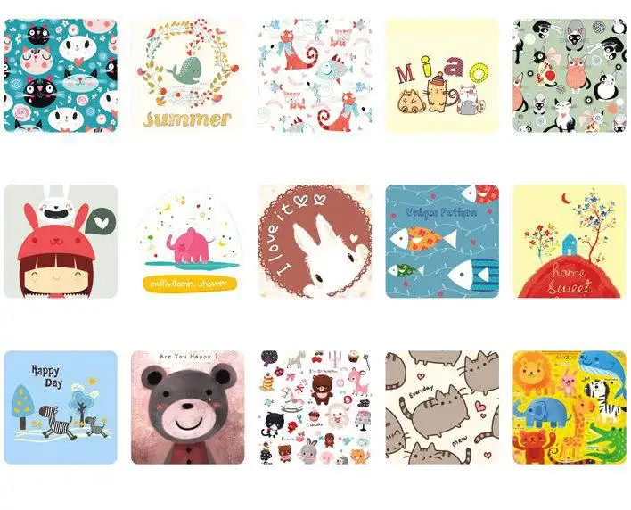 38 листов/Набор Kawaii мультфильм Мини бумажная наклейка s украшения DIY Скрапбукинг стикер канцелярские принадлежности