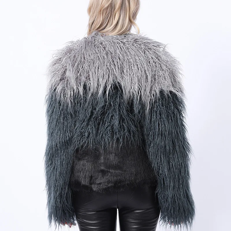 2019 autumn and winter new women's faux fur coat long water velvet fox grass female NV099 | Женская одежда