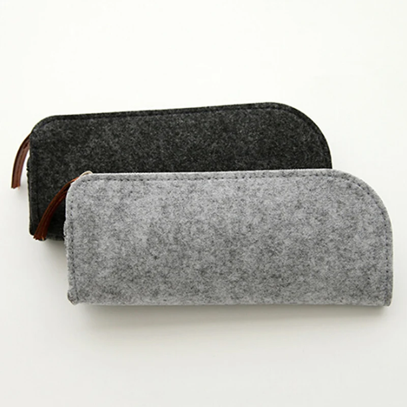Портативный фетровый чехол для карандашей и ручек косметичка макияжа монет