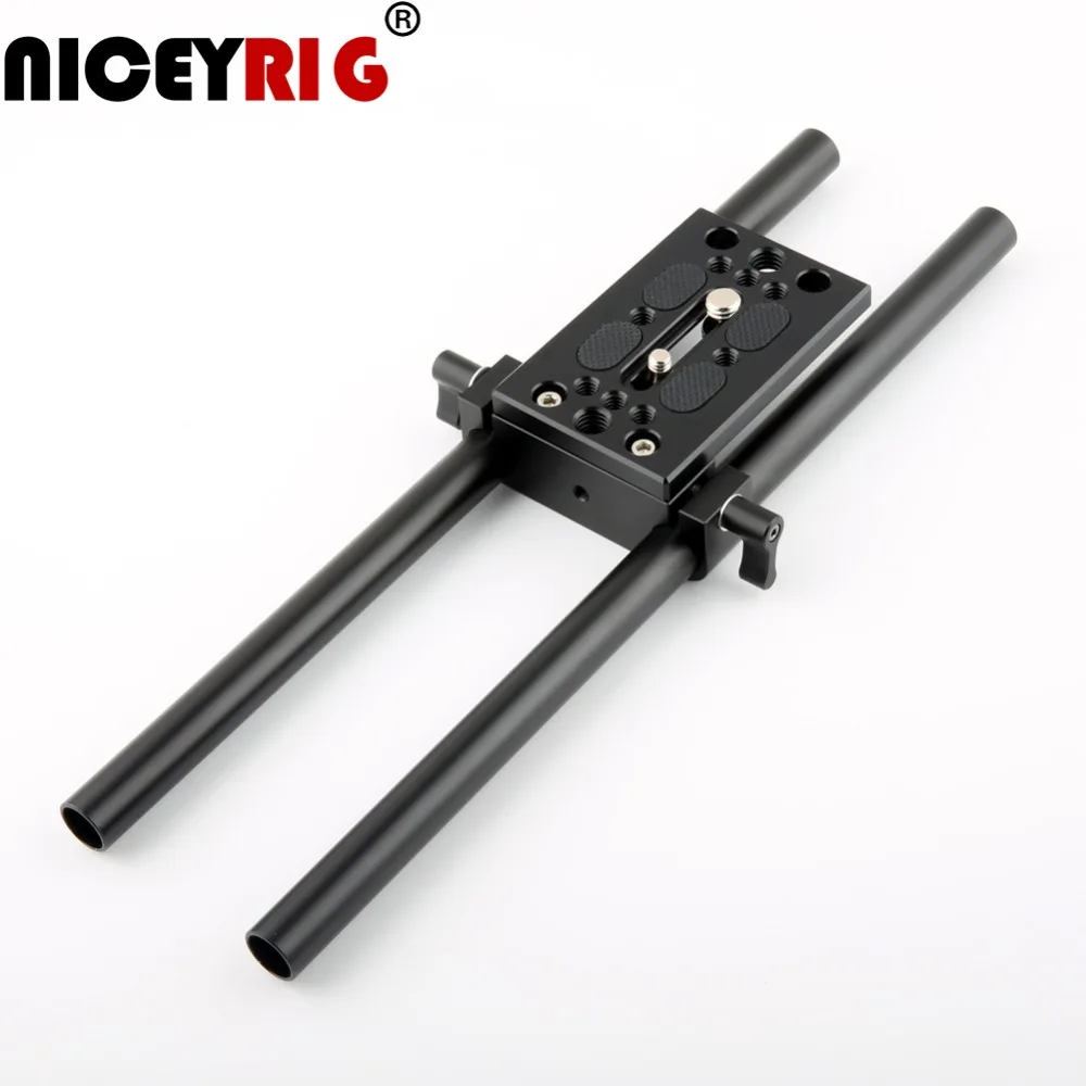 

NICEYRIG 1/4 "-20 до 1/4"-20 резьба отверстие для камеры штатив Монтажная плита основание зажим 30 см стержни для DSLR Rig