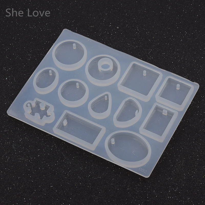 Она любит 12 вариантов дизайна силиконовая форма для кабошонов Цепочки и ожерелья