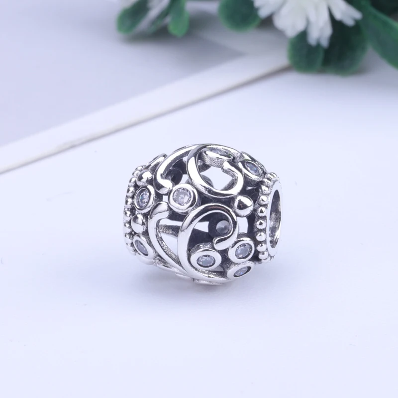 Authentic 100% 925 Sterling Silver Original Charms Beads For Jewelry Making Charm Crystal Fit Bracelet &amp Bangle Bead | Украшения и