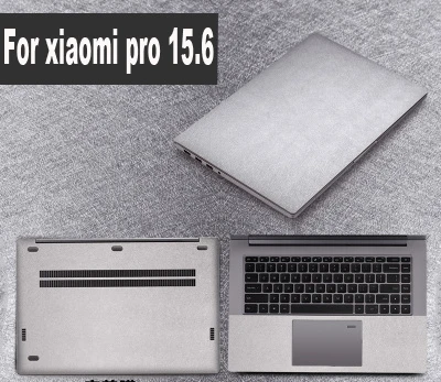 silver Кожа Наклейка s для funda Xiaomi Pro 15,6 дюймов мягкая пу наклейка для ноутбука наклейка для Xiaomi notebook Pro 15," Capa Para оболочка Крышка - Цвет: silver