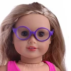 Простые модные очки, подходящие для американской куклы, 18 дюймов, американские аксессуары