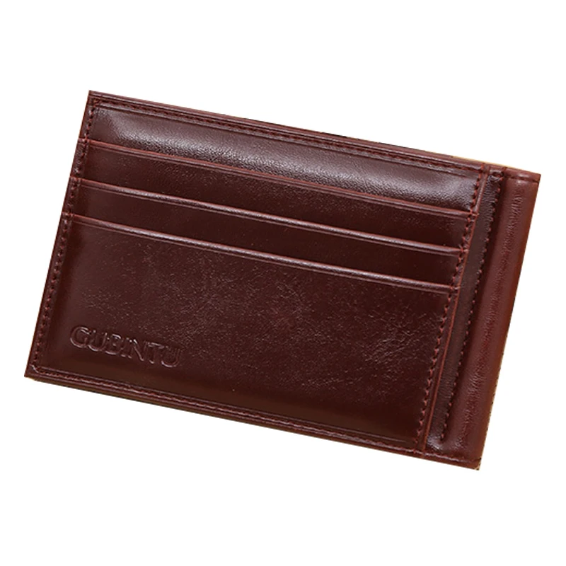 Мужские кошельки из искусственной кожи высокое качество кошелек ID держатель для