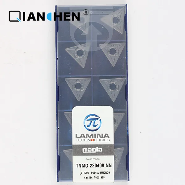 Оригинальные высококачественные Высокопроизводительные LAMINA TNMG 220408 NN LT1000(10 шт./лот) вольфрамовые карбидные режущие инструменты вставки