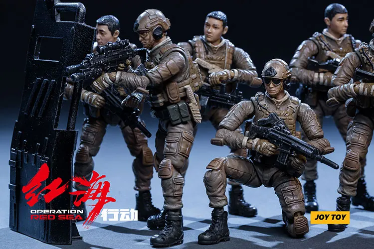 1/25 JOYTOY фигурки армейских солдат, набор моделей, коллекция edtion, готовая "красная морская операция" для мальчиков