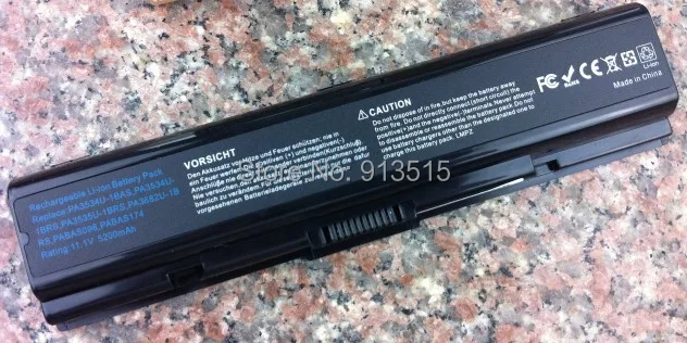 Аккумулятор для ноутбука Toshiba 6 ячеек A210 A505 L202 L300 A300 L300D A300D L305D L305D|battery pack for drill|battery