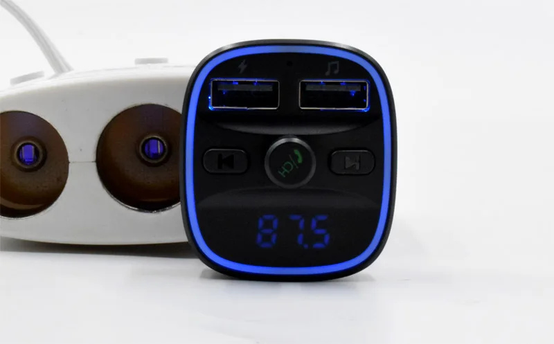 AGETUNR T25 Bluetooth 5,0 Автомобильный Mp3 музыкальный плеер с громкой связью fm-передатчик 2 USB Автомобильное зарядное устройство u-диск TF карта музыкальный плеер без потерь