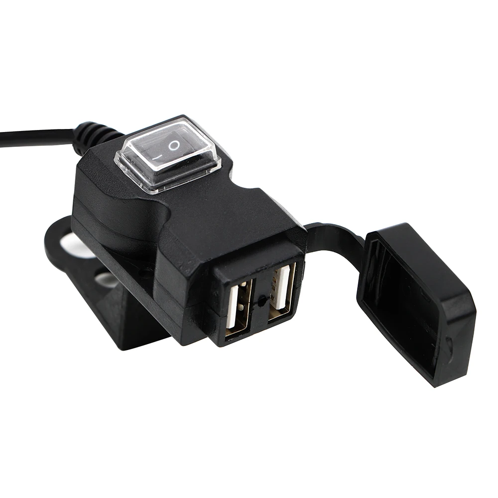 Адаптер питания для мотоцикла 5 В 1 а/2 А USB разъем зарядное устройство телефона gps