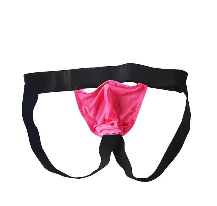 Man Sexy Nylon Thongs Bulge Penis Jockstrap Imitate Mini Enhancing Underwear Gay Male Funny Novelty Backless G Strings |