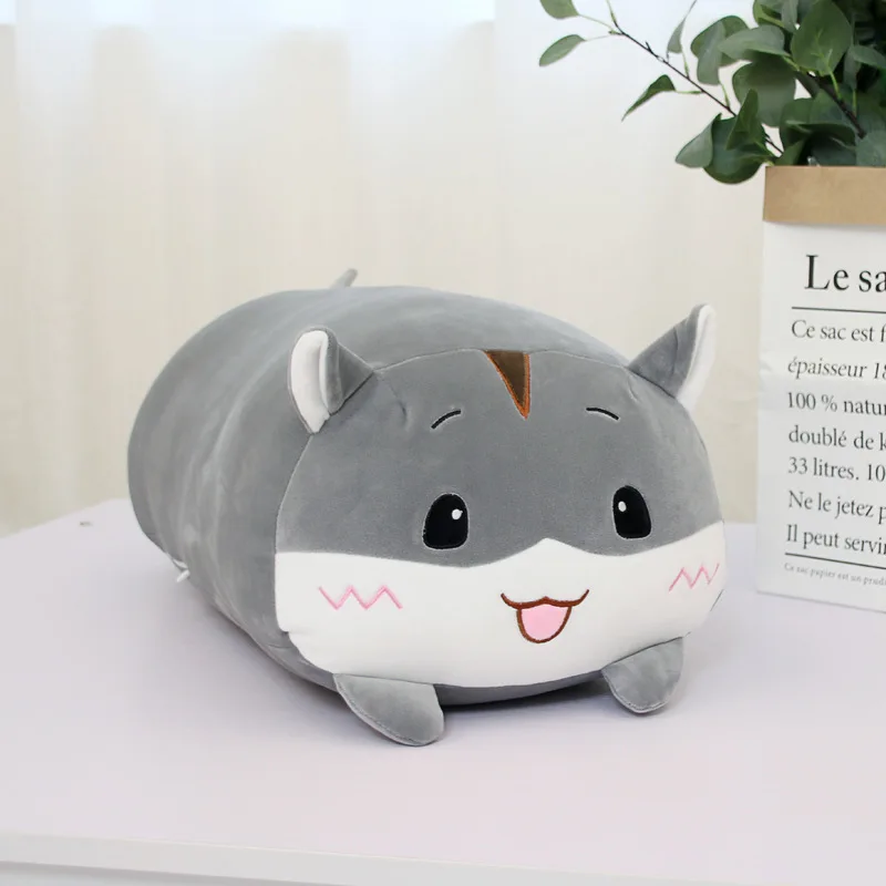 Мягкие животные мультфильм милые подушки толстый кот хомяк слон свинья плюшевая игрушка лягушка мягкие милые дети подарок на день рождения