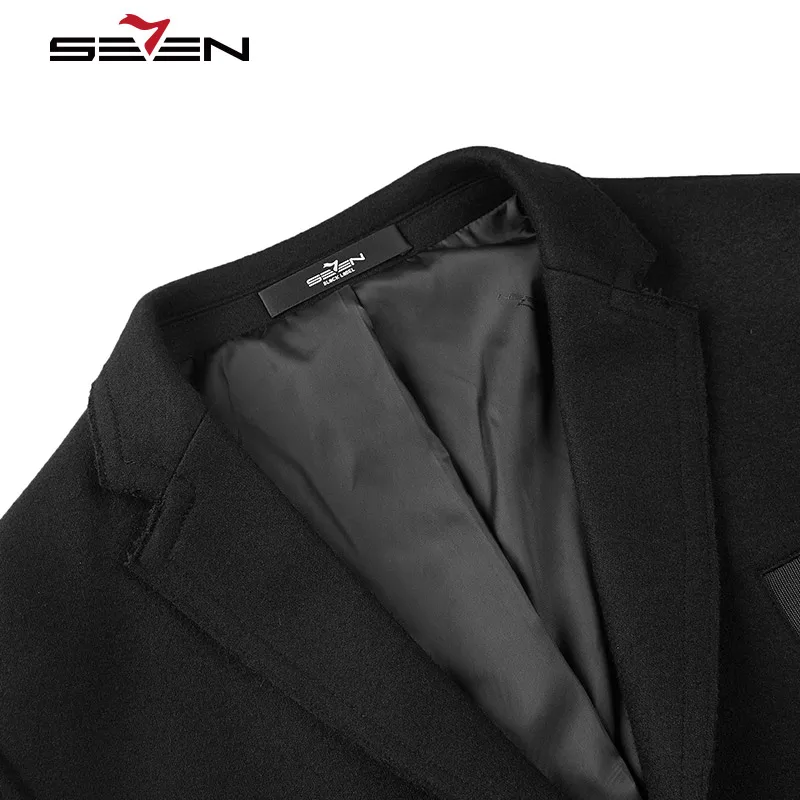 Seven7 модные для мужчин Блейзер повседневное Slim Fit костюм Мужская весенняя куртка