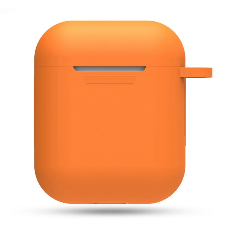 2922OR Ультратонкий протектор чехол Мягкий силиконовый чехол для A^ pple Airpods противоударный чехол для A^ pple гарнитура для Airpods чехол s ящики для хранения - Цвет: 2922OR