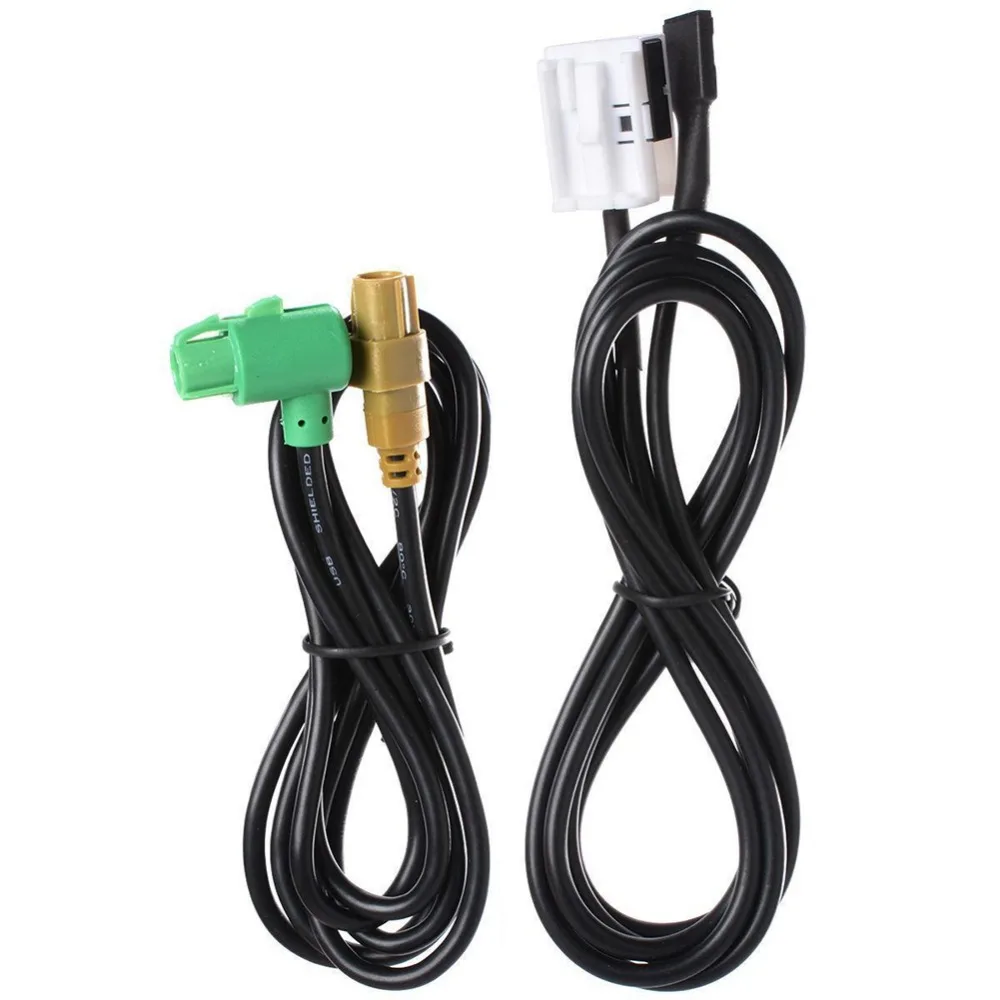 BEESCLOVER Автомобильный USB AUX переключатель гнездо провода жгута кабель адаптер