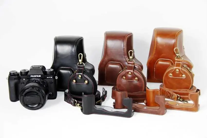 Чехол для Камеры Deluxe Edition из искусственной кожи с отделением хранения Fujifilm Fuji XT2 XT