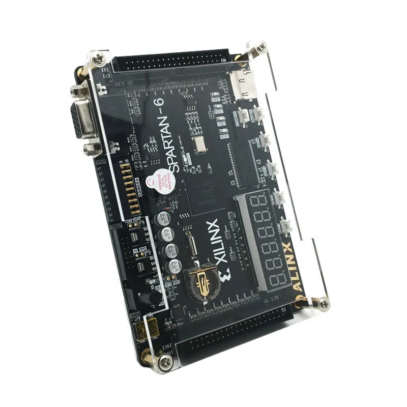 Макетная плата Xilinx Spartan FPGA XC6SLX9 с 256 Мб SDRAM EEPROM FLASH SD Card Camera VGA|fpga board|fpga development boardxilinx