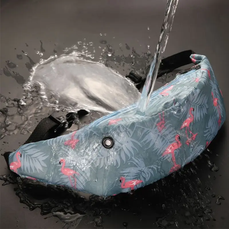 Женская поясная сумка с объемным цветным принтом для гарнитуры нагрудная