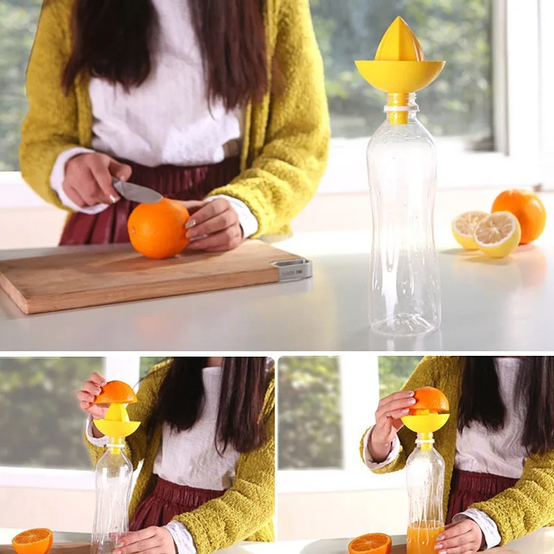 New Fruit &amp Vegetable Tools Convenient Plastic Hand Manual Squeezer Orange Lemon Press Citrus Juicer | Дом и сад