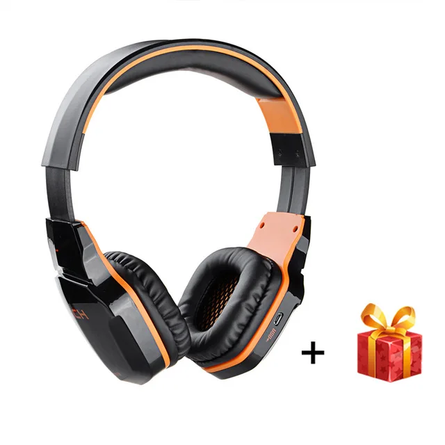 Orange Black Каждый B3505 беспроводной Bluetooth 4. 1 Стерео Игровые наушники гарнитура регулятор громкости микрофон HiFi музыкальные гарнитуры игры - Цвет: Orange Black