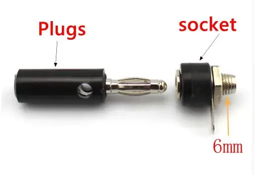 10 комплектов аудио колонок штепсельная вилка типа банан + комплект коннекторов 4