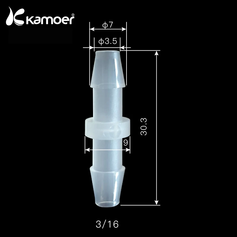 Kamoer проходной разъем пробки