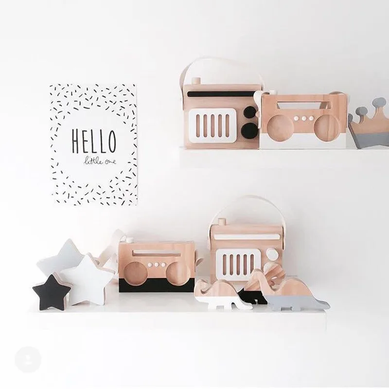 Деревянные игрушечные рации детские развивающие игрушки натуральные деревянные