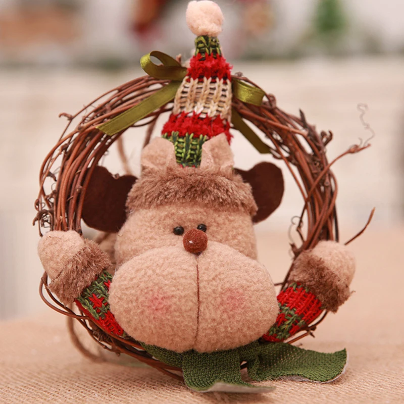 Забавное Рождественское дерево подвесное украшение Санта-Клаус Снеговик Олень