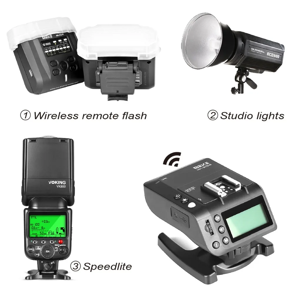 MEKE Meike MK-MT24 макро Твин Lite вспышка для Canon DSLR камера 70D 60D 760D 750D 550D 450D 1200D 5D 6D EOS M3+ подарок