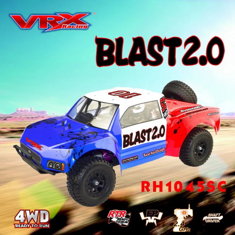 Радиоуправляемый грузовик VRX Racing RH1045SC масштаб 1/10 4WD электрическая короткая карта