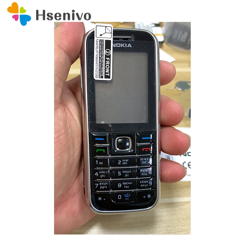 nokia 6233 refurbishe original nokia 6233 phone with 2mp camera 3g loud speaker support russian menu russian keyboard free global shipping