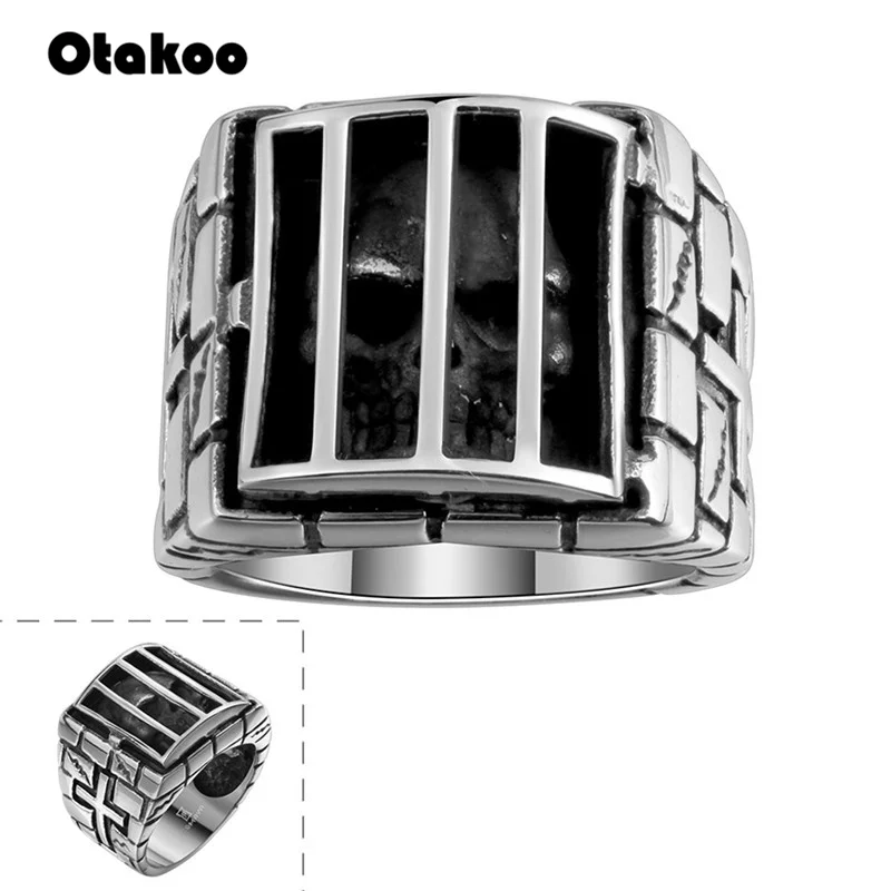 Ювелирные изделия Otakoo унисекс кольцо из нержавеющей стали для мужчин и женщин