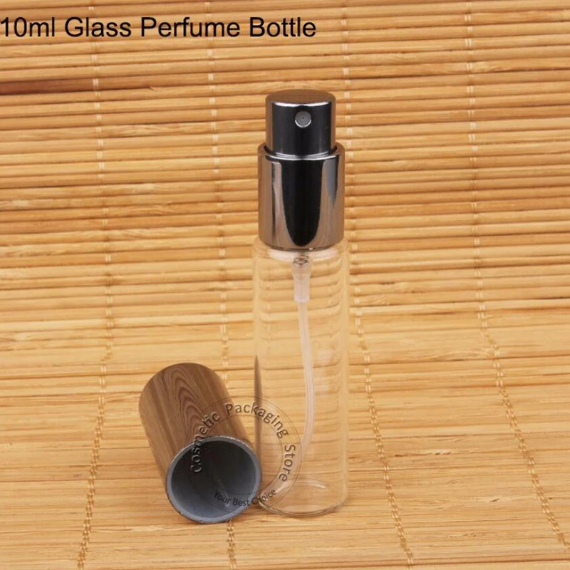 24 шт./партия прозрачный стеклянный флакон распылитель для духов 10