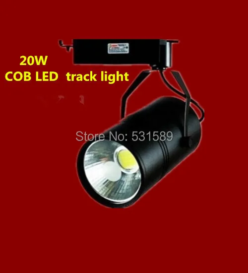 10 шт./Лот Бесплатная доставка 20 Вт светодиодный Трековый Прожектор 85 ~ 265 лм/Вт