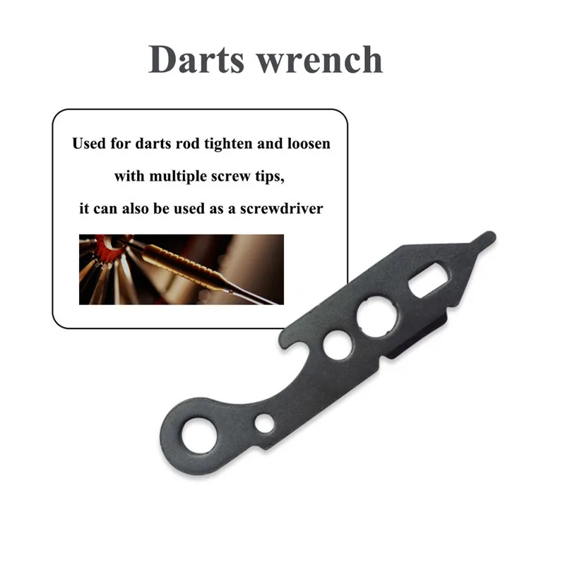 

Keychain Dart Wrench Tools Tighten Darts Shafts Beer Bottle Opener Indoor Game