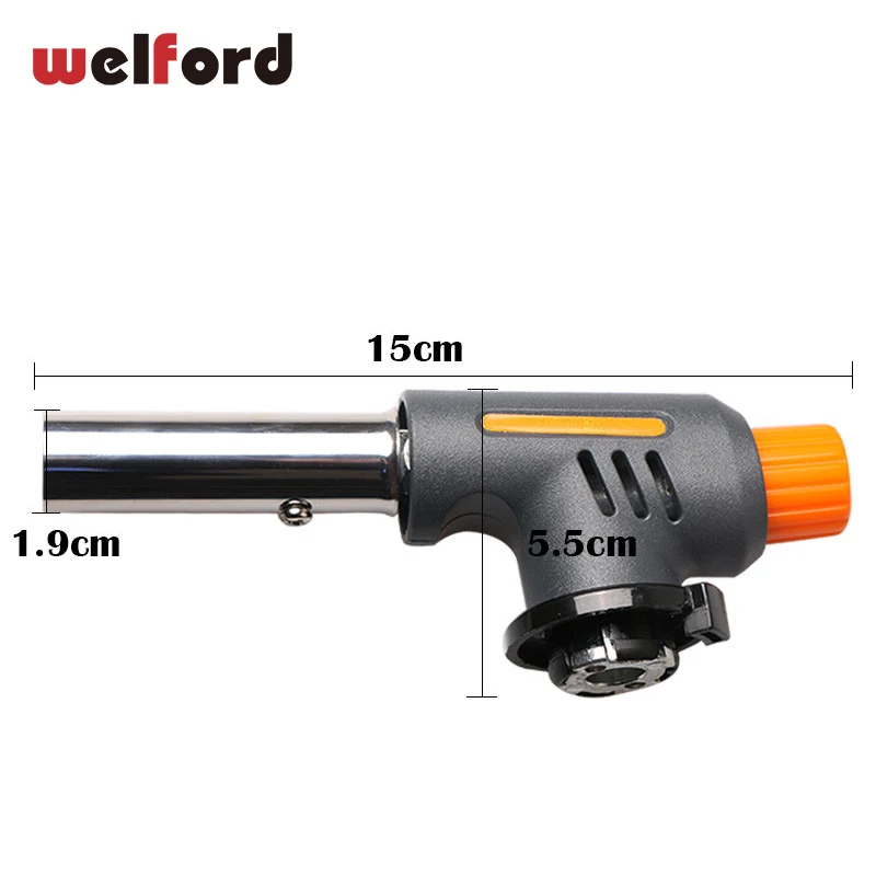 Открытый барбекю огнеупорный пистолет Портативный без газового бака высокой